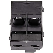 Front, Driver Side Window Switch, Coupe, Black, OE Solutions Series