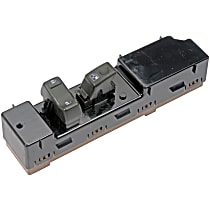 901-296R Front, Passenger Side OE Solutions Series Window Switch Black 2 Buttons