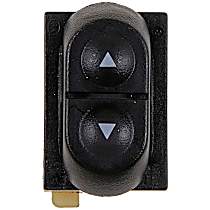 Front, Passenger Side or Rear, Driver or Passenger Window Switch, Black, OE Solutions Series