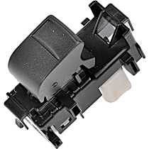 Front, Passenger Side Window Switch, Black, 1 Button, OE Solutions Series