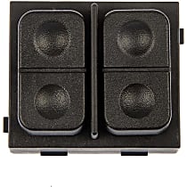 901-404 Front, Driver Side OE Solutions Series Window Switch Black