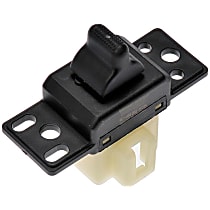 901-465 Front, Passenger Side OE Solutions Series Window Switch Black 1 Button