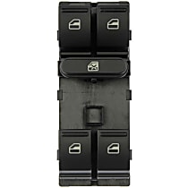 901-503 Front, Driver Side OE Solutions Series Window Switch Black 5 Buttons