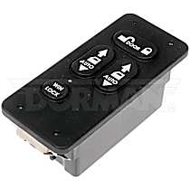 901-5104 Front, Driver Side HD Solutions Series Window Switch Black