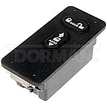 901-5105 Front, Passenger Side HD Solutions Series Window Switch Black