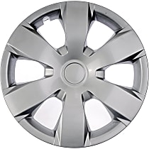 910-121 Hub Cap - Gray, Plastic, Direct Fit, Sold individually
