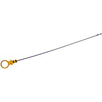 Help Series Oil Dipstick - Yellow, Stainless Steel, Direct Fit, Sold individually