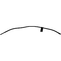 Help Series Oil Dipstick Tube - Black, Mild Steel, Direct Fit