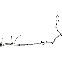 919-845 Fuel Line, Fuel Line, 0.5 in. Natural, Stainless Steel, OE Solutions Series