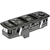 920-400 Front, Driver Side OE Solutions Series Window Switch Black