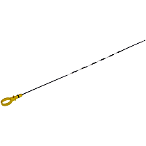 Help Series Oil Dipstick - Yellow, Plastic, Rubber, and Steel, Direct Fit, Sold Individually