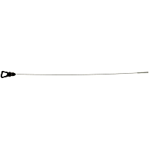 921-268 Help Series Automatic Transmission Dipstick - Black, Metal, Plastic and Rubber, Locking, Direct Fit, Sold individually