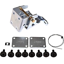 Front, Driver Side, Lower Door Hinge, Door Side