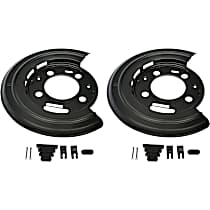 924-212 Rear Brake Dust Shields Black, Steel, OE Solutions Series