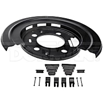 924-224 Brake Dust Shields Black, Steel, OE Solutions Series