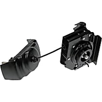 924-523 Spare Tire Carrier - Black, Steel and Plastic, Direct Fit, Assembly