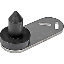 924-5522 Hood Pins - Black, Aluminum and rubber, Bumper pin, Direct Fit