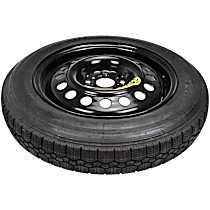 926-023 Wheel and Tire Package - Black, Steel, Direct Fit, Sold individually