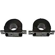 Front, Driver and Passenger Side Sway Bar Bushing, 33.34 mm Diameter Bar; With Bracket, Set of 2, OE Solutions Series - Front, Driver and Passenger Side