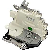 Rear, Driver Side Door Lock Actuator, Latch and Actuator Assembly; Without Safe Lock System