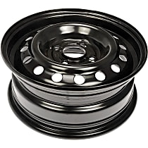 939-111 Steel Black Wheel, 15 in. X 6 in., 4 x 4.5 in. Bolt Pattern