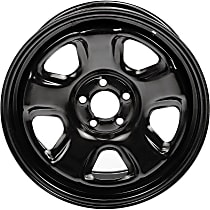 939-166 Steel Black Wheel, 18 in. X 7.5 in., 5 x 4.52 in. Bolt Pattern