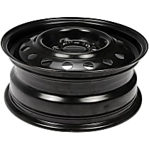 939-179 Steel Black Wheel - 16.3 in. X 7.2 in., 5 x 115 mm Bolt Pattern