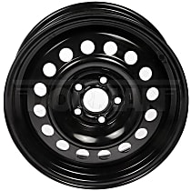 939-308 Steel Black Wheel, 16 in. X 7.5 in., 5 x 3.94 in. Bolt Pattern