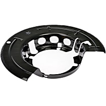 947-019 Front, Passenger Side Brake Dust Shields Black, Steel, OE Solutions Series