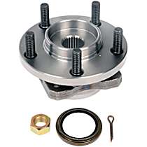 Front, Passenger Side Wheel Hub, With 15 in. Wheels, 5 Lugs, Sensor Not Included, OE Solutions Series