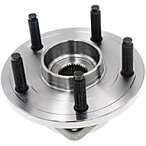 Front, Driver or Passenger Side Wheel Hub, 5 Lugs, Sensor Not Included,, OE Solutions Series