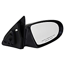 955-1200 Passenger Side Mirror, Manual Adjust, Non-Folding, Non-Heated, Black, Without Auto-Dimming, Without Blind Spot Feature, Without Signal Light, Without Memory