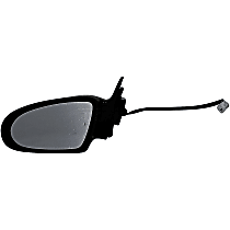 955-1201 Driver Side Mirror, Manual Adjust, Non-Folding, Non-Heated, Black, Without Blind Spot Feature, Without Signal Light, Without Memory