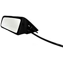 955-121 Driver Side Mirror, Manual Adjust, Non-Heated, Non-Folding, Black, No Signal Light, No Memory, No Puddle Light, No Auto-Dimming, No Blind Spot Feature