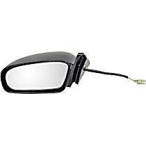Driver Side Mirror, Without Heat, Power Adjust, Non-Heated, Black, Non-Folding, No Signal Light, No Blind Spot Feature, No Memory, No Puddle Light, No Auto-Dimming