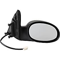 Passenger Side Mirror, 4-Door, Power Adjust, Non-Heated, Black, Non-Folding, No Signal Light, No Blind Spot Feature, No Memory, No Puddle Light, No Auto-Dimming