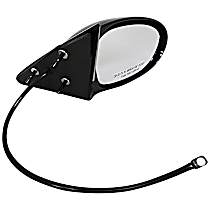 Passenger Side Mirror, Power Adjust, Non-Heated, Black, Non-Folding, No Signal Light, No Blind Spot Feature, No Memory, No Puddle Light, No Auto-Dimming