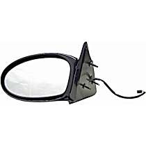 Driver Side Mirror, Power Adjust, Non-Heated, Black, Non-Folding, No Signal Light, No Blind Spot Feature, No Memory, No Puddle Light, No Auto-Dimming