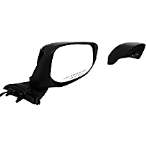 955-1717 Passenger Side Mirror, Power, Non-Heated, Power Folding, Black, No Signal Light, No Memory, No Puddle Light, No Auto-Dimming, No Blind Spot Feature