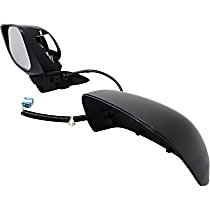 955-1718 Driver Side Mirror, Power, Non-Heated, Power Folding, Black, No Signal Light, No Memory, No Puddle Light, No Auto-Dimming, No Blind Spot Feature