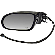 955-172 Driver Side Mirror, Power, Non-Heated, Non-Folding, Black, No Signal Light, No Memory, No Puddle Light, No Auto-Dimming, No Blind Spot Feature