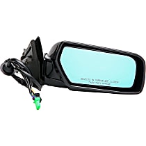 Passenger Side Mirror, Power Adjust; With Memory; Heated, Black, Power Folding, No Signal Light, No Blind Spot Feature, No Puddle Light, No Auto-Dimming