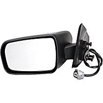 955-1787 Driver Side Mirror, Power Adjust, Heated, Power Folding, Black, No Signal Light, No Memory, No Puddle Light, No Auto-Dimming, No Blind Spot Feature