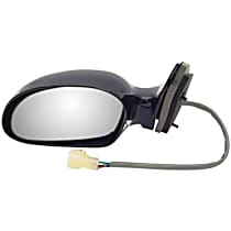 Driver Side Mirror, With Heat, Power Adjust, Heated, Black, Manual Folding, No Signal Light, No Blind Spot Feature, No Memory, No Puddle Light, No Auto-Dimming