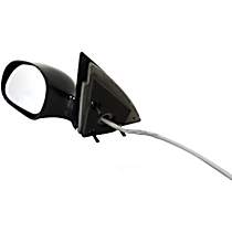 Driver Side Mirror, Power Adjust, Non-Heated, Non-Folding, Black, No Signal Light, No Memory, No Puddle Light, No Auto-Dimming, No Blind Spot Feature