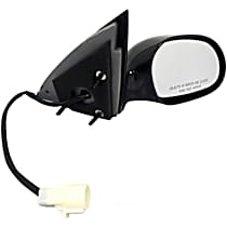 Passenger Side Mirror, Without Heat, Power Adjust, Non-Heated, Black, Non-Folding, No Signal Light, No Blind Spot Feature, No Memory, No Puddle Light, No Auto-Dimming