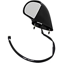 955-315 Driver Side Mirror, Power Adjust, Non-Heated, Non-Folding, Black, No Signal Light, No Memory, No Puddle Light, No Auto-Dimming, No Blind Spot Feature
