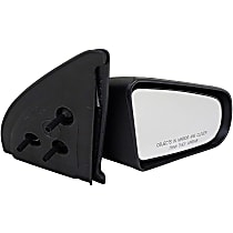 Passenger Side Mirror, Manual, Manual Adjust, Non-Heated, Black, Non-Folding, No Signal Light, No Blind Spot Feature, No Memory, No Puddle Light, No Auto-Dimming
