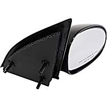 955-402 Passenger Side Mirror, Manual Adjust, Non-Heated, Non-Folding, Black, No Signal Light, No Memory, No Puddle Light, No Auto-Dimming, No Blind Spot Feature