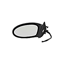 Driver Side Mirror, Power Adjust; With Memory; With Manual Folding; Heated, Black, Power Folding, No Signal Light, No Blind Spot Feature, No Puddle Light, No Auto-Dimming
